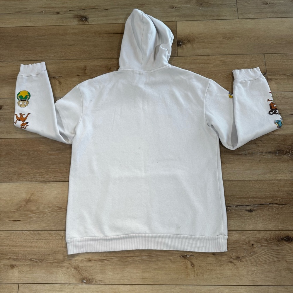 Nickelodeon white long sleeved Rugrats hoodie, multi colored, characters, XL. - Picture 10 of 16